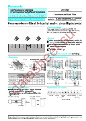 EXC-24CD600U datasheet  